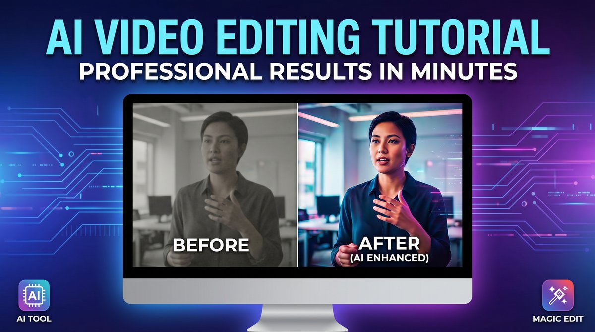 国产视频AI视频剪辑教程视频演示